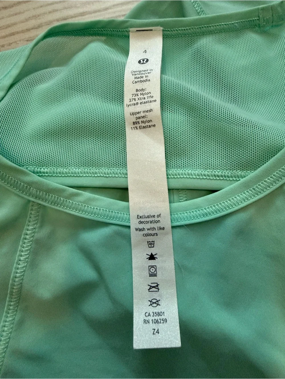 Lululemon Sculpt Tank - Menthol